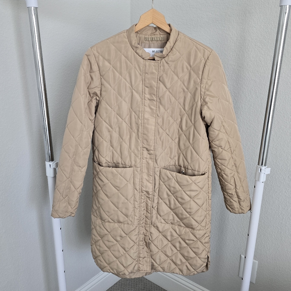 Selected Femme Qiulted Coat